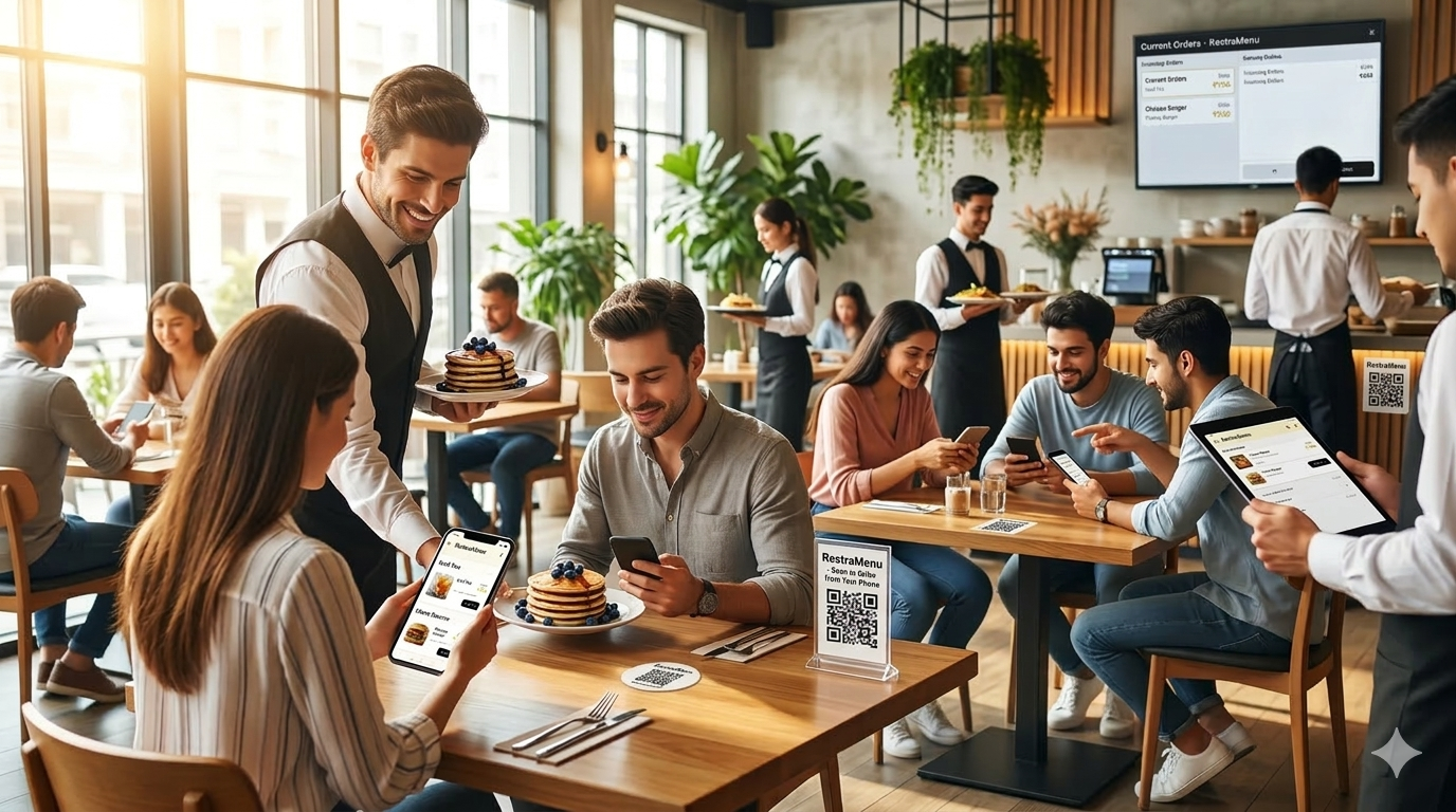 Restra Menu interface